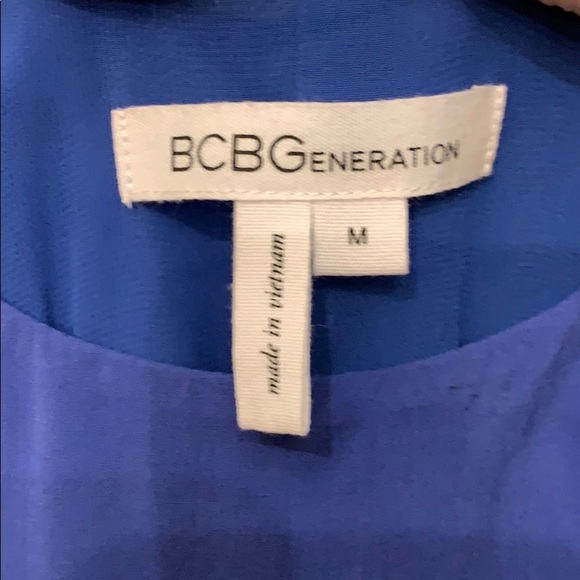💕HP💕BCBGeneration blouson tie romper lapis - Picture 10 of 10